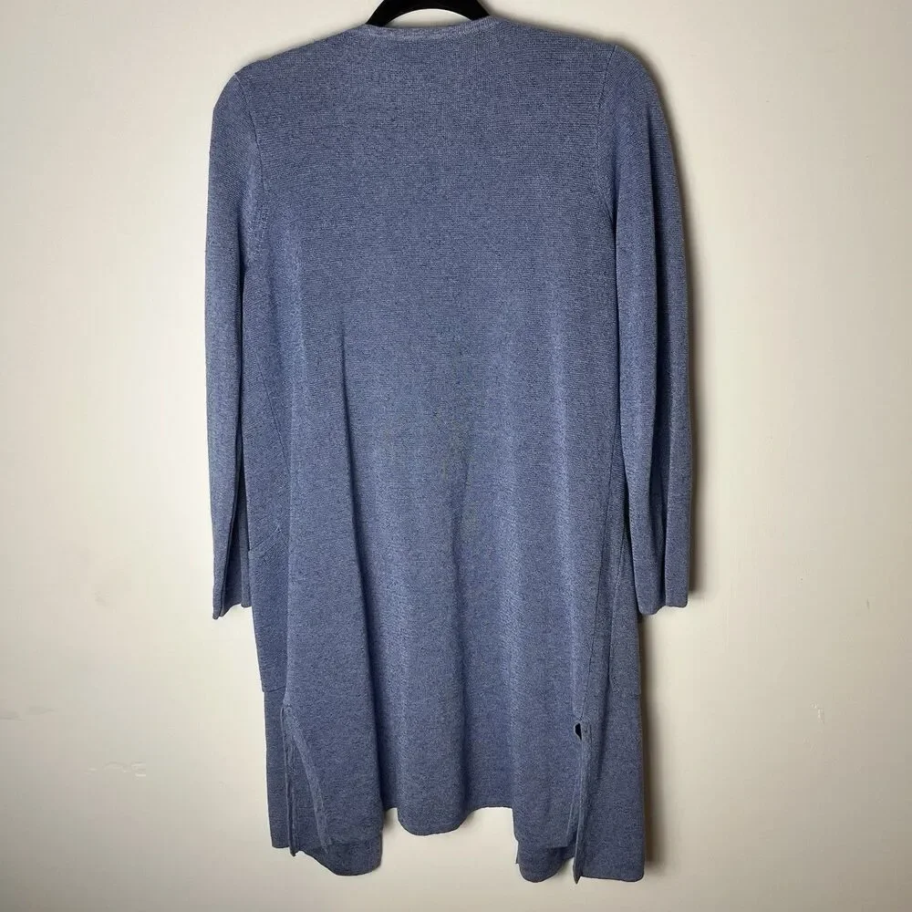 J.Crew Open-Front Lightweight Cardigan |‎ Periwinkle Blue XS 185